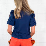 Tina Navy AU top Mary Square