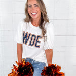 Tina White Jeweled WDE Top Mary Square