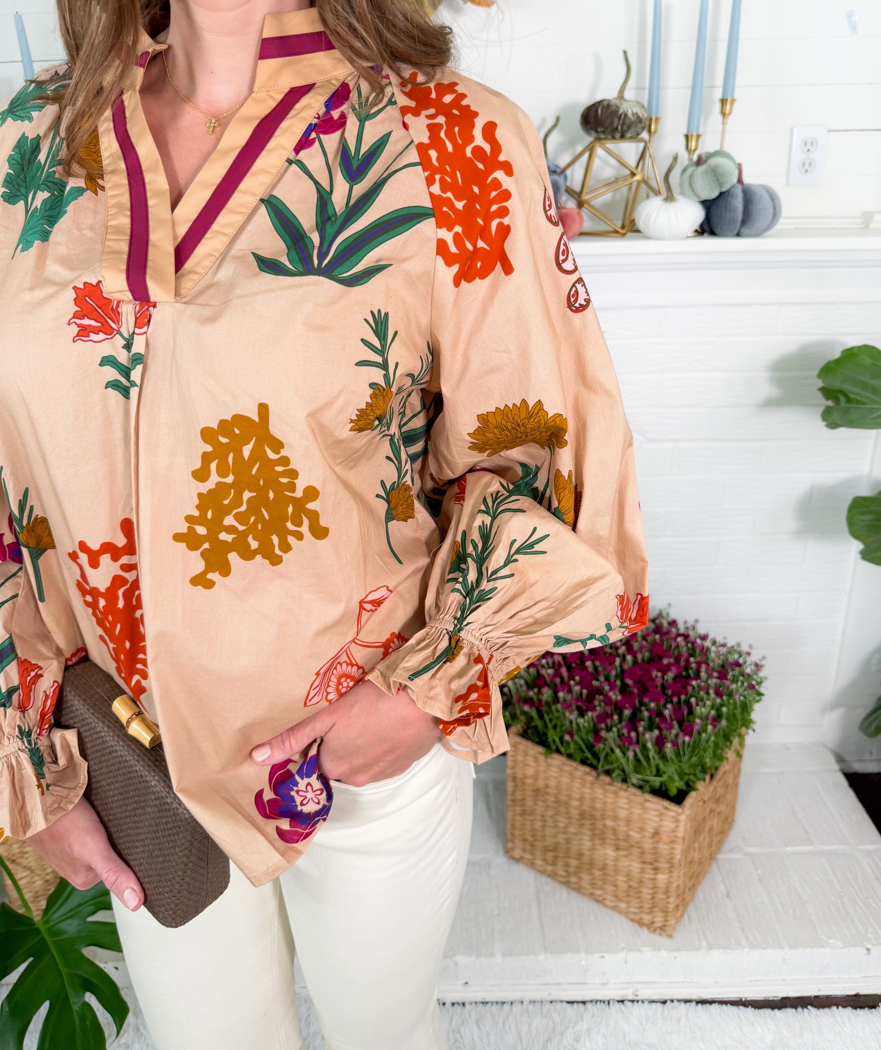 Tomlin Earthy Fall Mix Top