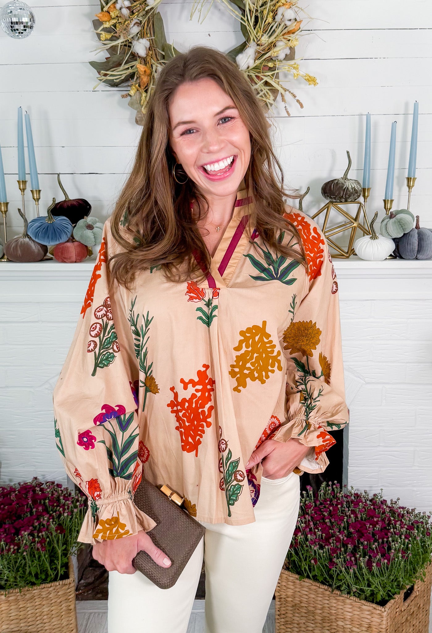 Tomlin Earthy Fall Mix Top