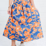 Toomers Orange + Blue Maxi Skirt TCEC