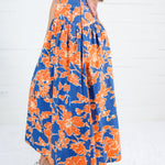 Toomers Orange + Blue Maxi Skirt TCEC