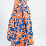 Toomers Orange + Blue Maxi Skirt TCEC