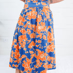 Toomers Orange + Blue Maxi Skirt TCEC