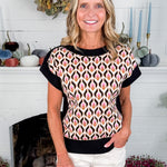 Tricia Diamond Sleeveless Sweater THML 