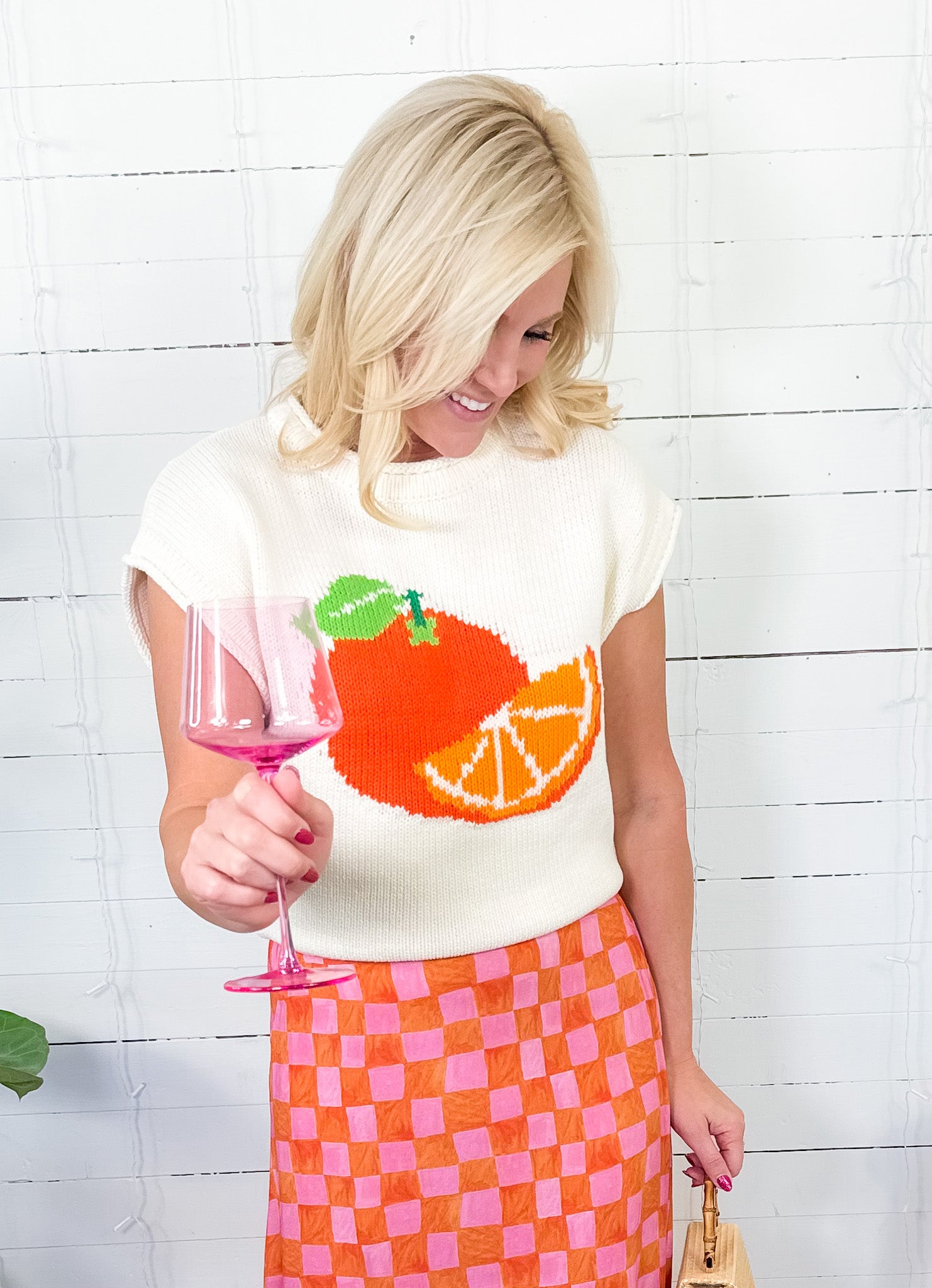 Tropicana Orange Slice Sweater 