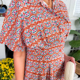 Twyla Boho Tile Mini Dress Sincerely Ours