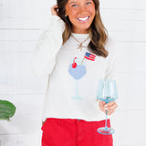USA Cocktail Ivory Sweater Sunday Edition 