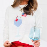 USA Cocktail Ivory Sweater Sunday Edition 