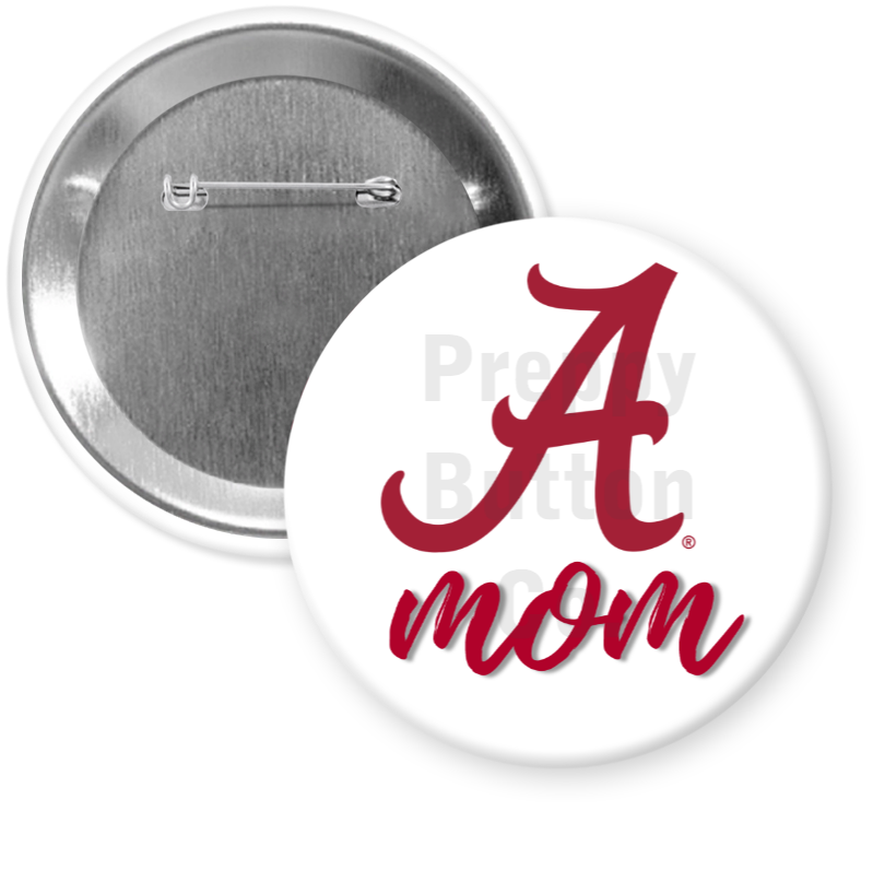 University of Alabama Mom Button
