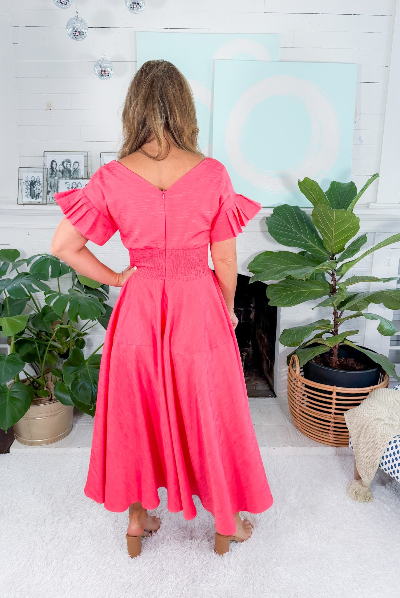 Valla Mae Pink Maxi Dress Molly Bracken