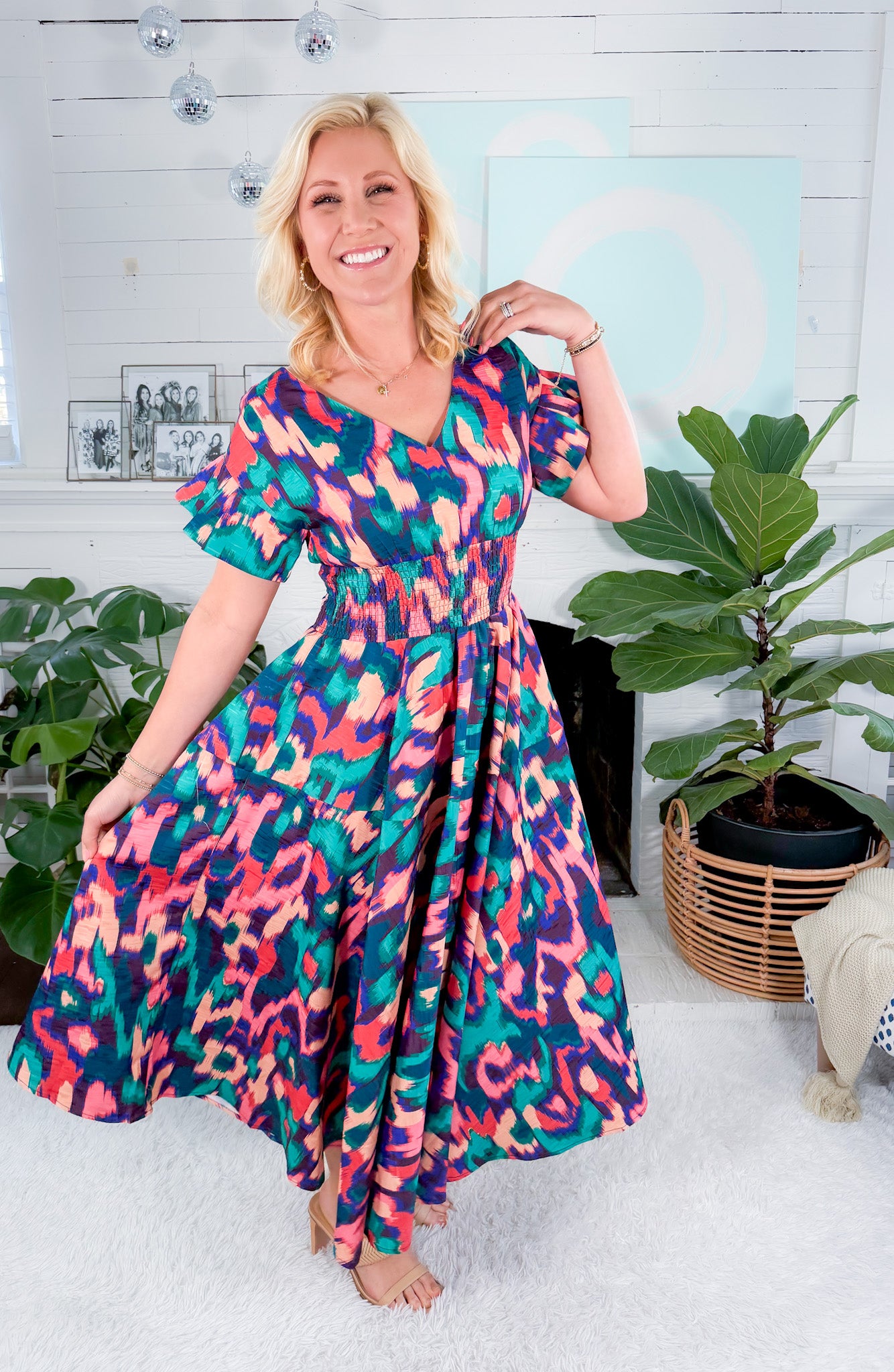 Valla Multi Color Maxi Dress Molly Bracken