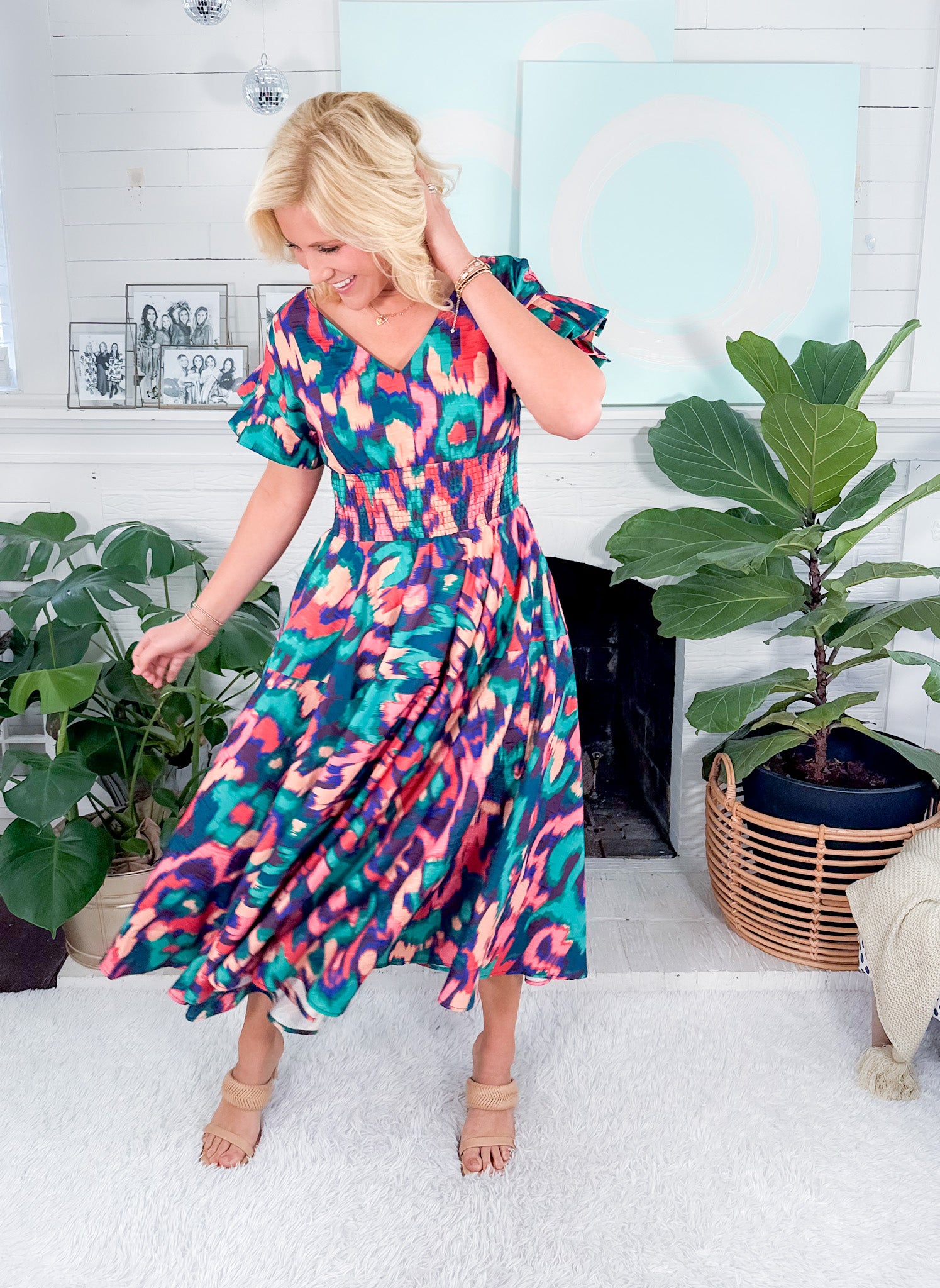 Valla Multi Color Maxi Dress Molly Bracken