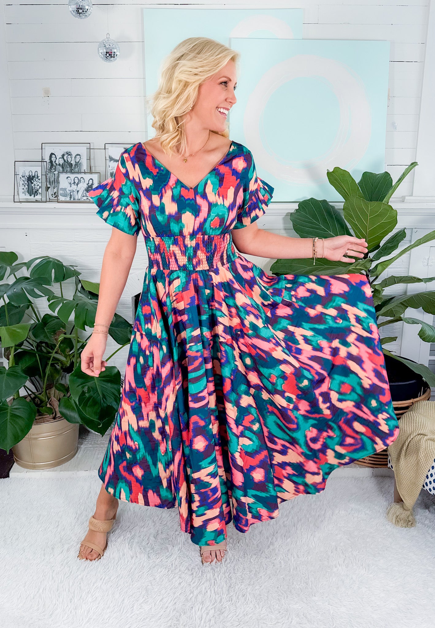 Valla Multi Color Maxi Dress Molly Bracken