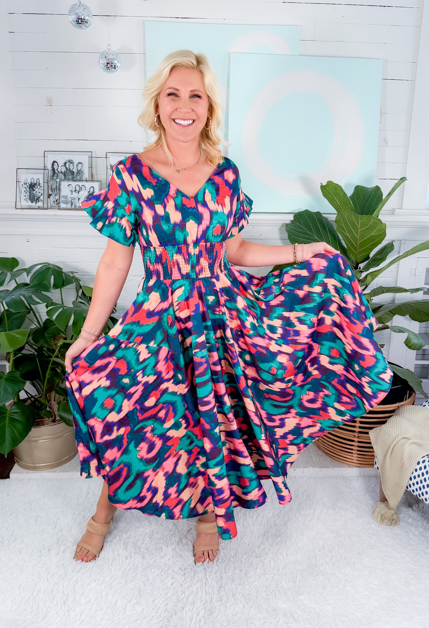 Valla Multi Color Maxi Dress Molly Bracken