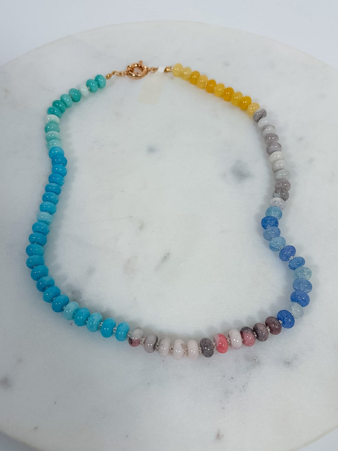 Vibrant Beaded Necklace - 15
