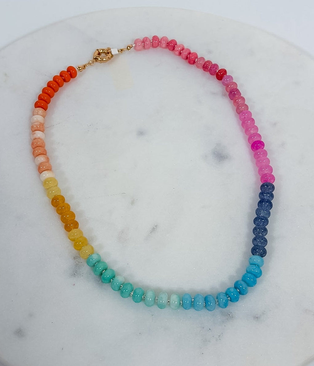 Vibrant Beaded Necklace - 1