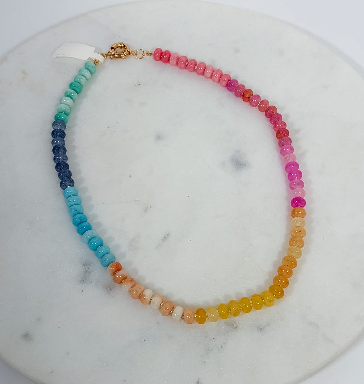 Vibrant Beaded Necklace - 8