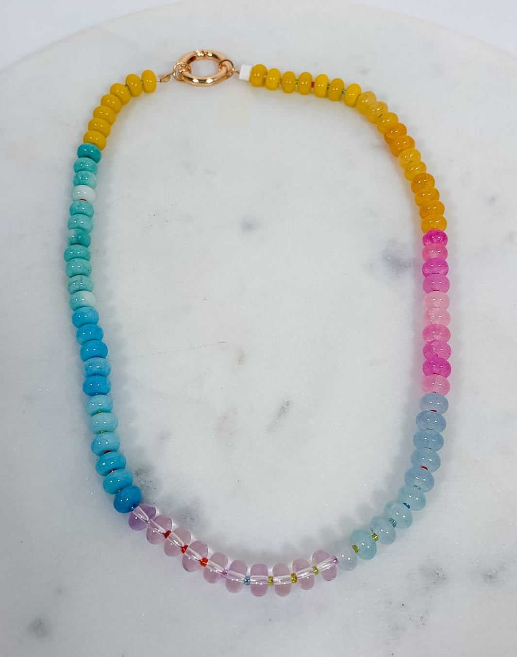 Vibrant Beaded Necklace - 9