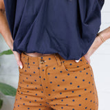 Virginia Cinnamon Dot Wide Leg Pants Entro