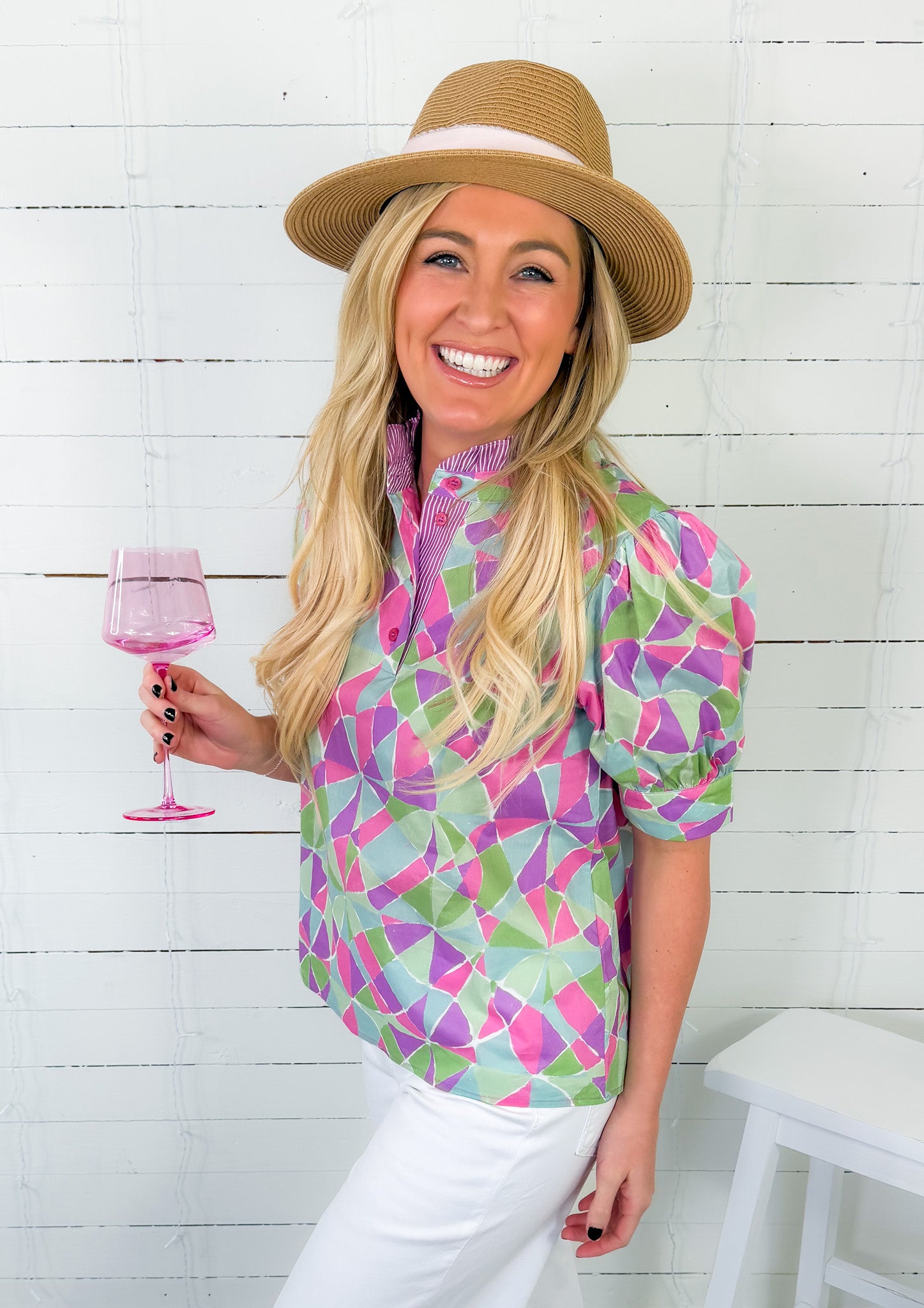 Ward Purple Mosaic Top Jodifl 