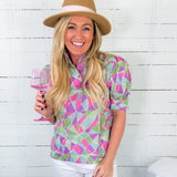 Ward Purple Mosaic Top Jodifl 