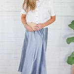 Watkins White + Plaid Button Top Compania Fantastica