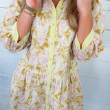 Weaver Avacado Mini Dress Jodifl