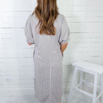 Weldon Lavender Seersucker Maxi Dress Entro