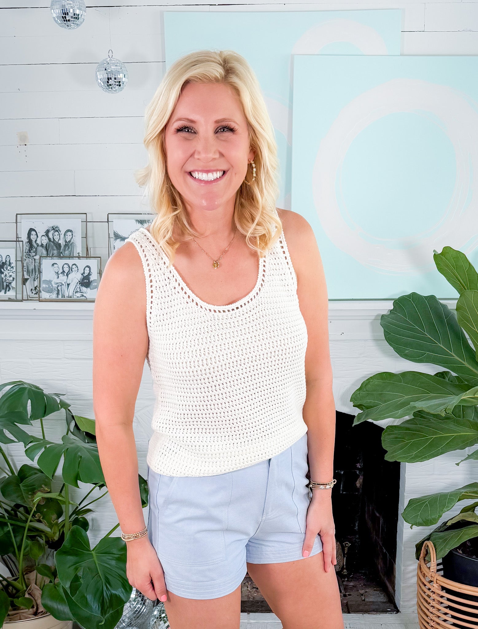 Wesley Anne Ivory Tank Sweater Molly Bracken