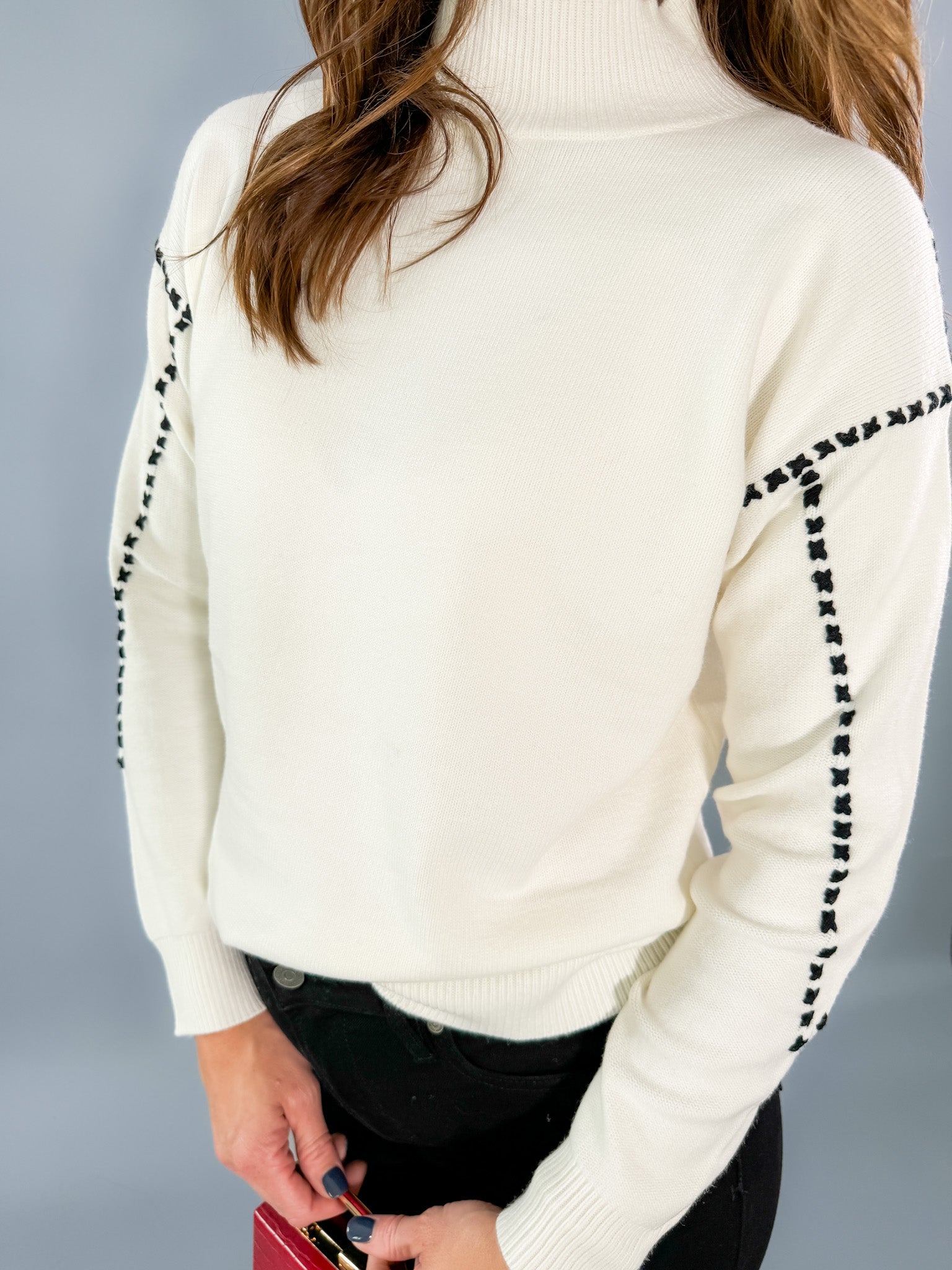 Westfall White Sweater Elliott Lauren