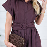 Wilder Chocolate Brown Maxi Dress Entro
