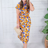 Wilson Day Glo Lillies Maxi Dress Compania Fantastica