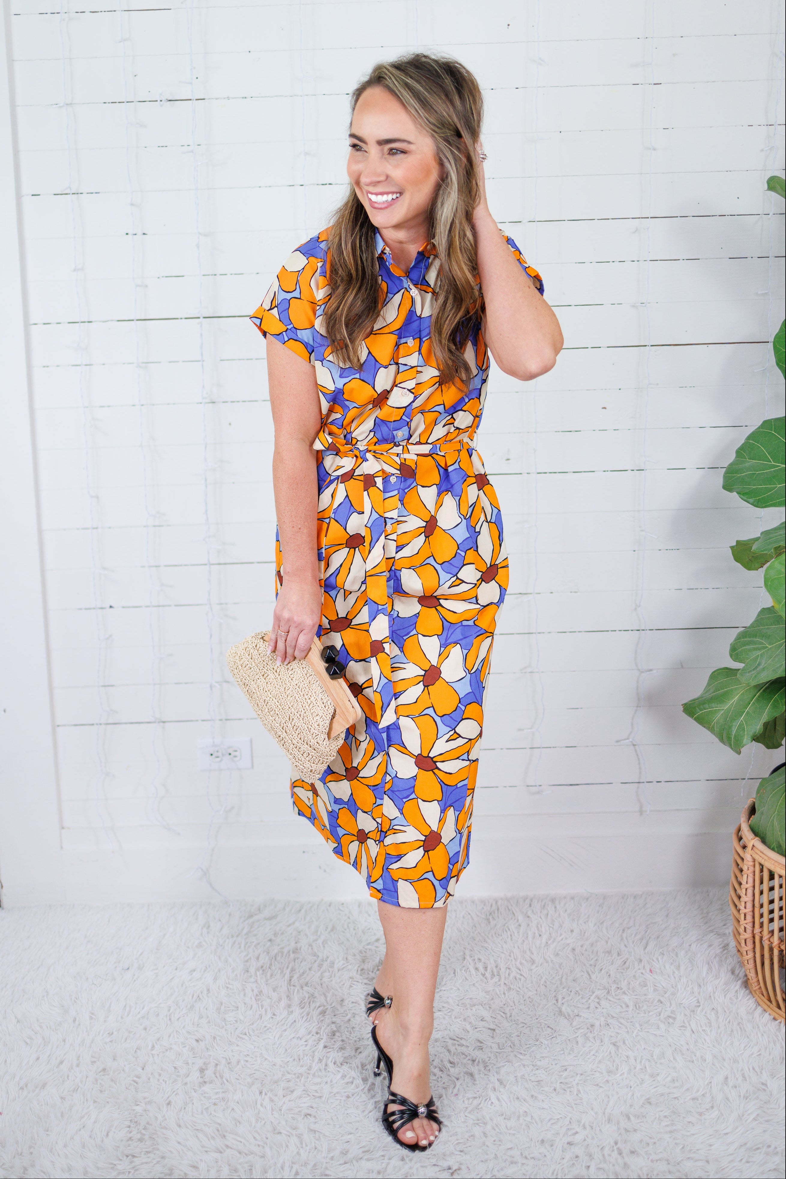 Wilson Day Glo Lillies Maxi Dress Compania Fantastica