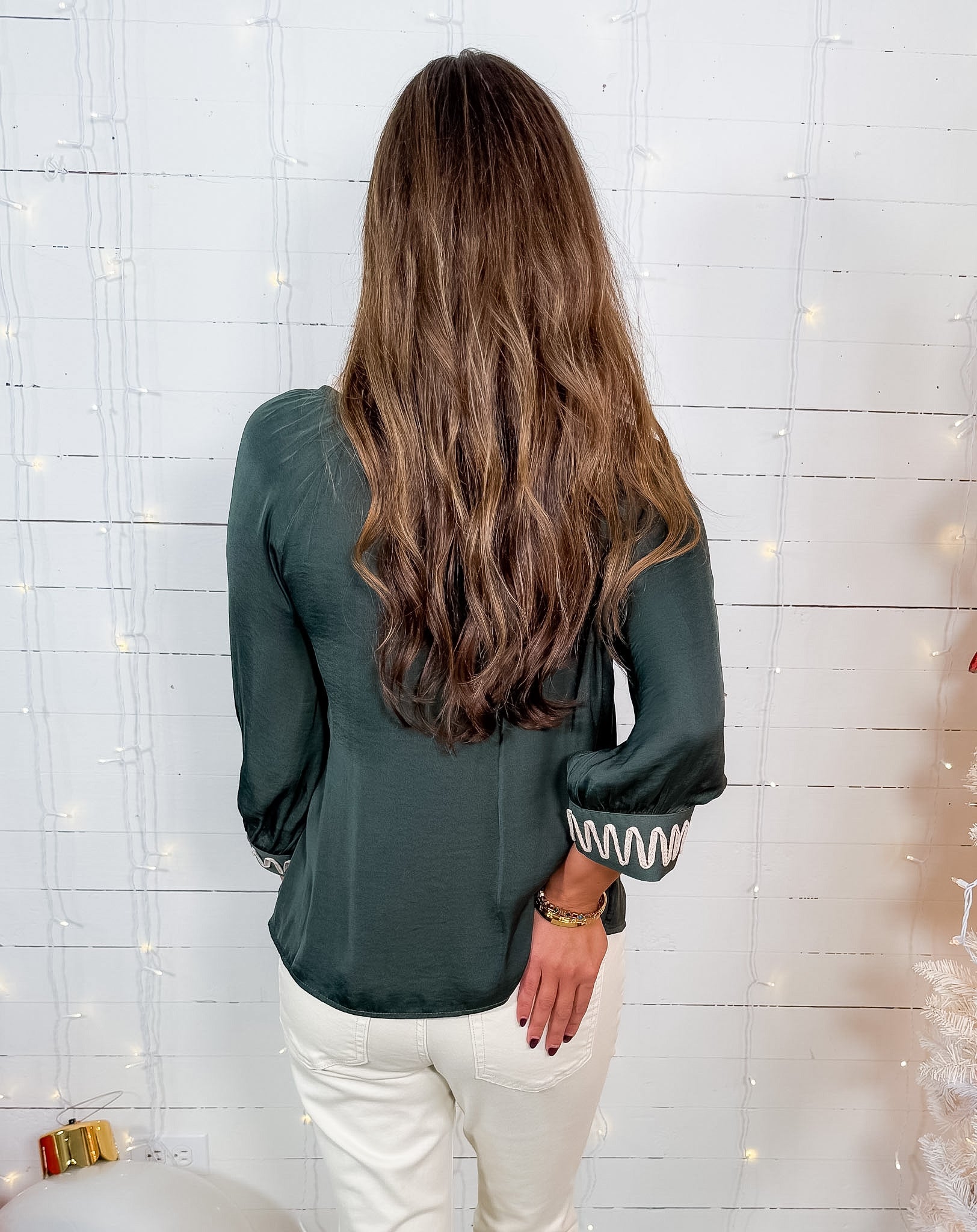 Xonnie Forest Popover Top Naked Zebra