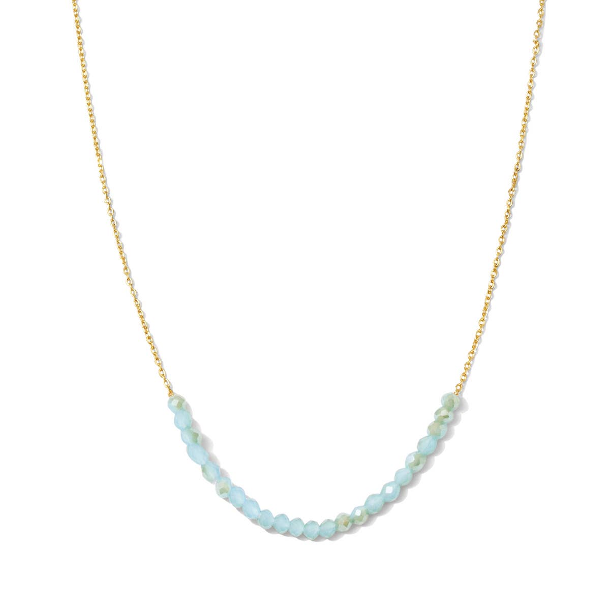 Delicate Crystal Accented Necklace