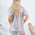 Adair Shimmer Cheetah Top Molly Bracken