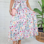 Aerin Garden Rhapsody Smocked Maxi Skirt Adrienne