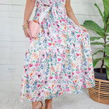 Aerin Garden Rhapsody Smocked Maxi Skirt Adrienne