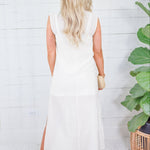 Alden Cream Slip + Maxi Dress Mod Ref 