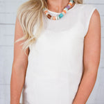 Alden Cream Slip + Maxi Dress Mod Ref 
