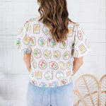 Aldridge Floral Frames Top Voy 