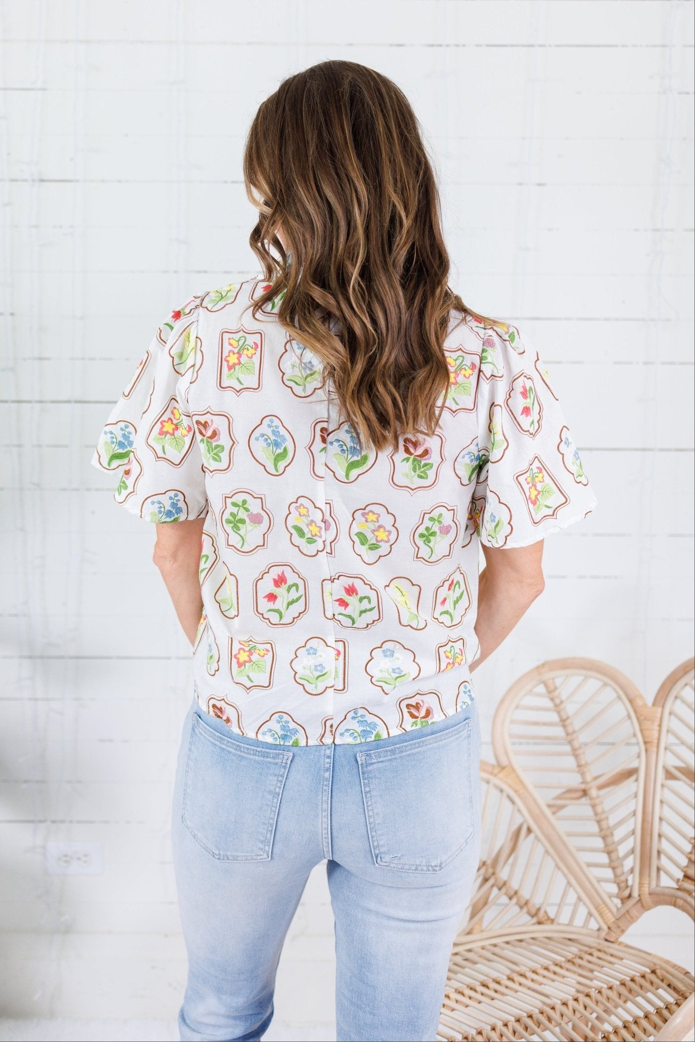 Aldridge Floral Frames Top Voy 