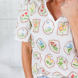 Aldridge Floral Frames Top Voy 