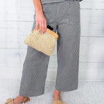 Allie Black + White Gingham Pants Velvet Heart 