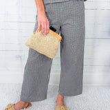 Allie Black + White Gingham Pants Velvet Heart 