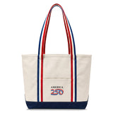America 250 Premium Canvas Tote Bag - A4 Accessories - Handbags - Clover + Bee
