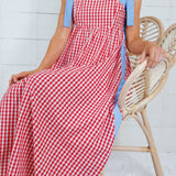 American Girl Red Gingham Maxi Dress Entro