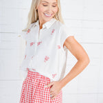 Analisa Off White Lobster Top Compania Fantastica