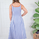 Appleton Indigo Blue Gingham Sundress THML